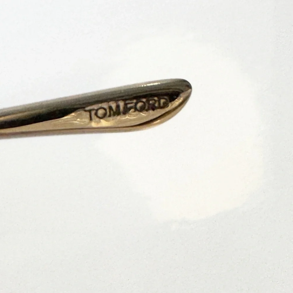 Tom Ford Round Sunglasses TF757 Cleo 28A Gold 59mm FT0757